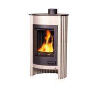 Poêle à bois Masterflamme Medie I 12 kW Creme