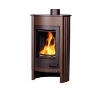 Poêle à bois Masterflamme Medie I 12 kW Samtbraun