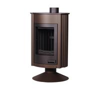 Poêle à bois Masterflamme Medie II 12 kW Samtbraun