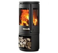 Poêle à bois Morsoe 7943 | 7,3 kW avec un compartiment pour ranger le bois Indépendant de l'air ambiant / RLU