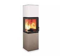 Poêle à bois Neocube S10 5,4 kW Blanc arctique, Phedra