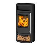 Poêle à bois Olsberg Salado Compact 6 kW étanche Revêtement en acier Noir