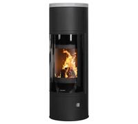 Poêle à bois Oranier Arena (W +) 2.0 | 7 kW, indépendant de l'air ambiant Acier noir, dessus pierre ollaire