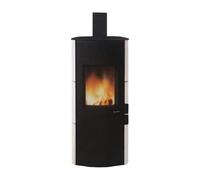 Poêle à bois Palazzetti Dalia 7 kW Revêtement en céramique blanc