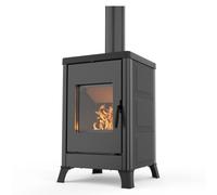 Poêle à bois Palazzetti Dorotea 10,4 kW Verkleidung Gusseisen Gussgrau