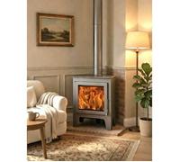 Poêle à bois PANADERO R6 Max 11 kW / Rendement énergétique à 85% / volumes de chauffe 320 m3