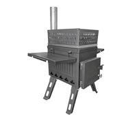 Poêle À Bois Portable Camping Pliable Bois Charbon De Chauffage Pêche Extérieure Poêle Multifonction Portable Sauna Poêles Tente