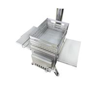 Poêle À Bois Portable Camping Pliable Bois Charbon De Chauffage Pêche Extérieure Poêle Multifonction Portable Sauna Poêles Tente