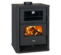 Poêle à bois - Prity FG D - 14 kW - Acier noir - Norme EcoDesign A