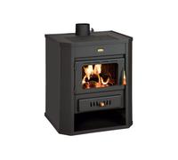 Poêle à bois Prity WD - 15 9 kW Noir Graphite Design Robuste