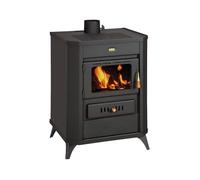 Poêle à bois Prity WD E - 15,9 kW, Noir Graphite Design Robuste