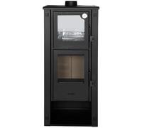 Poêle à bois Reuter Aterro 5,4 kW Verkleidung Metall Bordeaux