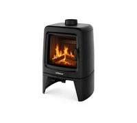 Poêle à bois ROMA 5,7 kW Acier et Fonte Noir