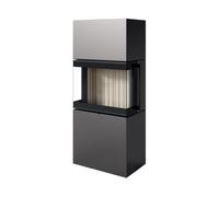Poêle à bois Spartherm Largo S 8,8 kW Indépendant de l'air ambiant / RLU, Revêtement Titane