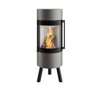 Poêle à bois Spartherm Passo XS tripod 5,9 kW revêtement nickel