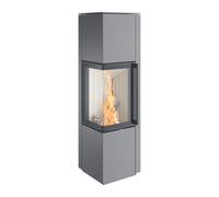 Poêle à bois Spartherm Piko L 5,9 kW Indépendant de l'air ambiant / RLU, Revêtement Titane