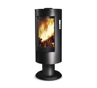 Poêle à bois CHLOÉ SUR PIED acier - vertical - étanche - 6kW G