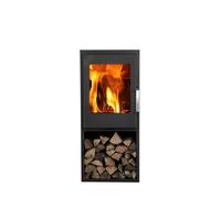 Poêle à bois - SUPRA - JACCO BÛCHER - Acier - 5kW - Étanche - Bûcher intégré