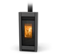 poêle à bois thermorossi essenza evo wood metalcolor