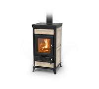 poêle à bois thermorossi ilaria maiolica beige