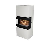 poêle à bois thermorossi trilogie blanc