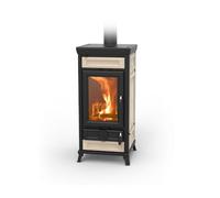poêle à bois thermorossi vittoria maiolica beige