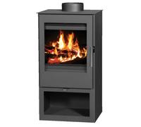 Poêle à bois V05 Parma 5 kW Design compact - Revêtement en acier - Sortie des fumées Ø150 mm