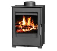Poêle à bois V05 Parma SL - 5 kW Design compact - Revêtement en acier - Sortie des fumées Ø150 mm