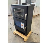 Poêle à bois - Verso F - 9 kW - Four inox - Noir