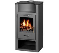 Poele a bois VICTORIA Elegance B bouilleur 4,19 + 5.07 kW sortie 150 mm