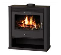 Poele a bois VICTORIA RUBIN BLACK 11 4 kW sortie 150 mm