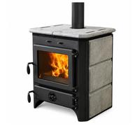 Poêle à bois VULKAN II Pierre Ollaire 8 kW - Pierre Ollaire