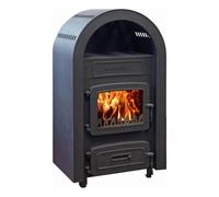 Poêle à bois Wamsler Kamino 109-6F/A 6 kW Raccordement du tuyau de fumée à l'arrière