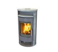 Poêle à bois Wamsler Roto 6,3 kW Naturstein