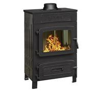 Poêle à bois Wamsler WO 109-6 F/A 6 kW Raccordement du tuyau de fumée ci-dessus