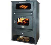 Poêle à Bois - ZVEZDA - GF VR16 - 24kW - Acier - Efficacité 75% - Couleur Noir