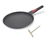 Poêle à Crêpes 25 cm avec Poignée Amovible noir