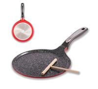 Poêle à Crêpes Ø28cm, Crepiere Induction Revêtement en Céramique Allemand