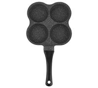 Poêle à Crêpes, 4 Tasses Antiadhésives, Poêle à œufs Avec Poignée Confortable Pour le Petit Déjeuner, Compatible Avec Cuisinière électrique En Céramique 14,4 X 7,7 X 1,0 Pouces
