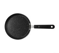 Poêle à crêpes anti-adhésive de 18 cm pour cuisinières à induction au gaz, poêle à frire en métal, ustensile de cuisine, omelette, dosa roti, poignée confortable anti-brûlure, répartition uniforme de