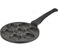 Poêle à crêpes, crêpes, sourire, revêtement antiadhésif, œufs au plat, oladi, blinis