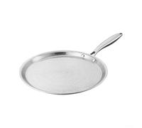 Poêle à crêpes en titane martelé 30 cm, anti-rayures, induction, saine | Titane pur sans revêtement - crêpière cuisson saine et sûre, excellente conduction thermique pour des résultats parfaits.