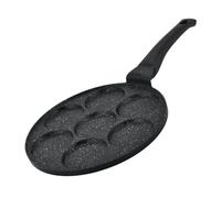Poêle à crêpes et galettes avec revêtement en marbre 7 emplacements 26cm Herzberg HGCP267HO