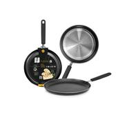 IBILI - Poêle à crêpes Fusion, 22 cm, Aluminium, Antiadhésif, Compatible avec l’induction