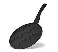 JOEJI’S KITCHEN - Crêpière Joejis, poêle à crêpes pour induction avec 7 compartiments. Poêle à pancakes légère pour induction, en aluminium moulé. Poêle polyvalente pour crêpes et omelettes, diamètre