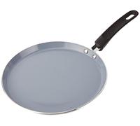 Poêle à crêpes/pancakes antiadhésive, 24 cm, noire/bleue