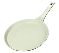 Poêle à crêpes pour induction, 28 cm, revêtement antiadhésif en granite, légère et facile à nettoyer, idéale pour les crêpes, les galettes, les pancakes et les dosas, avec poignée isolante