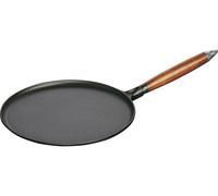 Poêle à crêpes ZWILLING en fonte avec manche en bois 28 cm Spatule 40509-525-0 1004084 STAUB