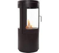 Poêle à éthanol en acier noir avec porte en verre trempé BESTFIRE VIEW Noir