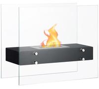 Poêle à éthanol - Poêle à bioéthanol - Poêle d'ambiance autonome - Poêle de table - Poêle mobile - Réservoir de carburant de 1,5 L